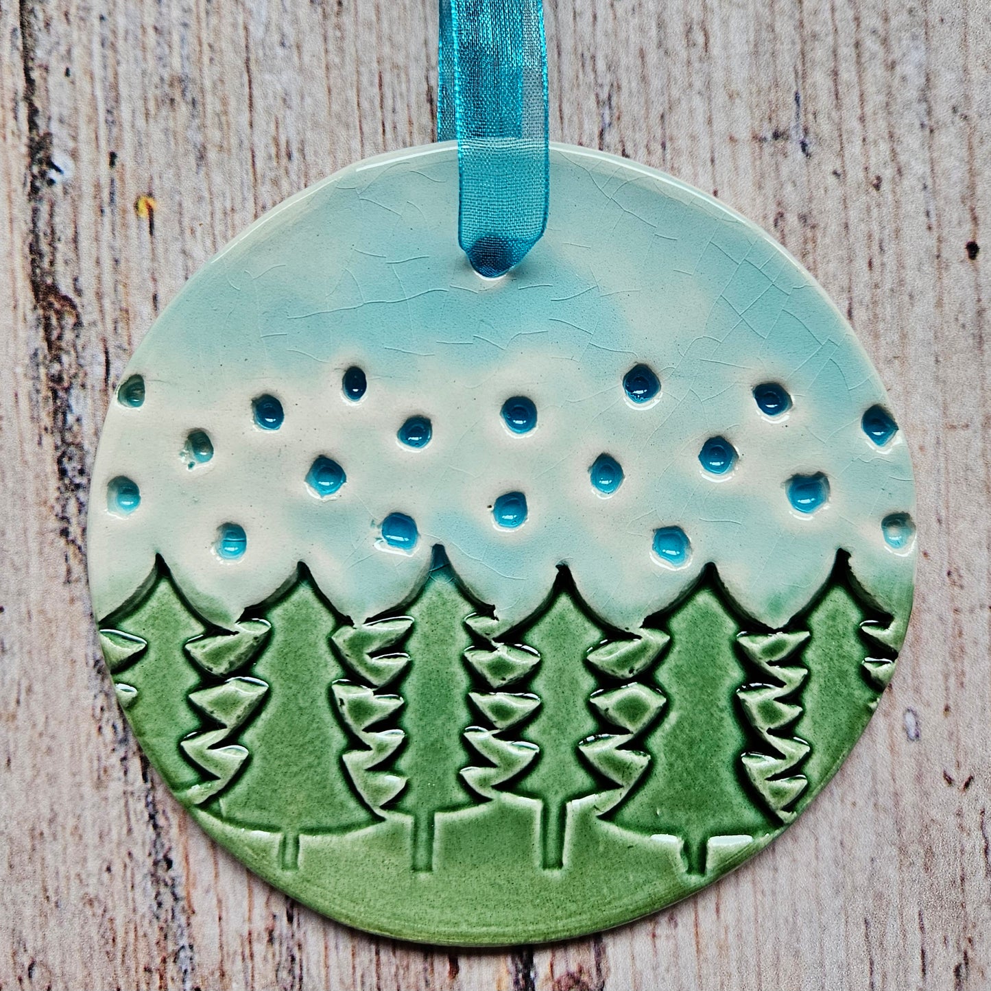 Snowy Forest Bauble