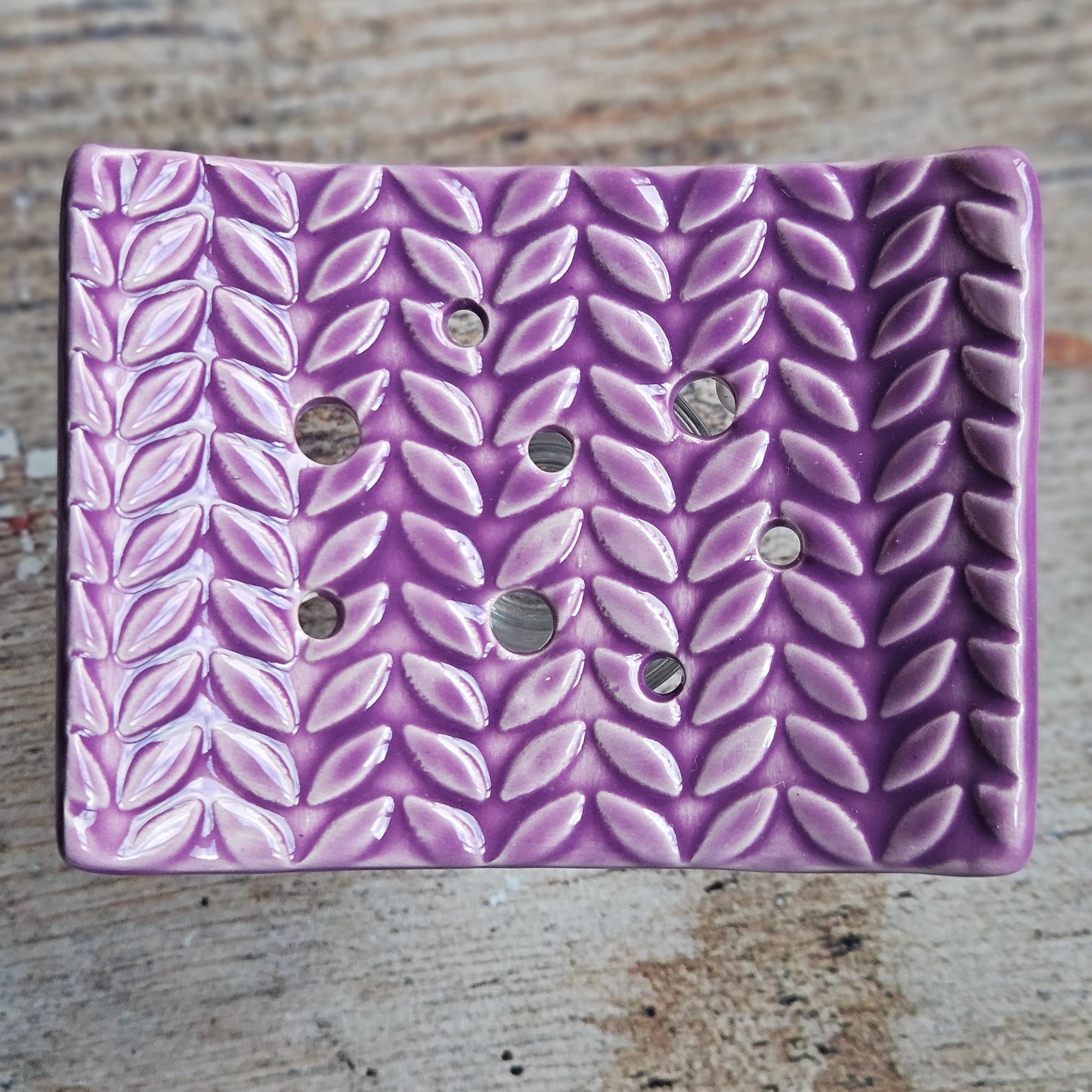 Leaf Design Soap Dish