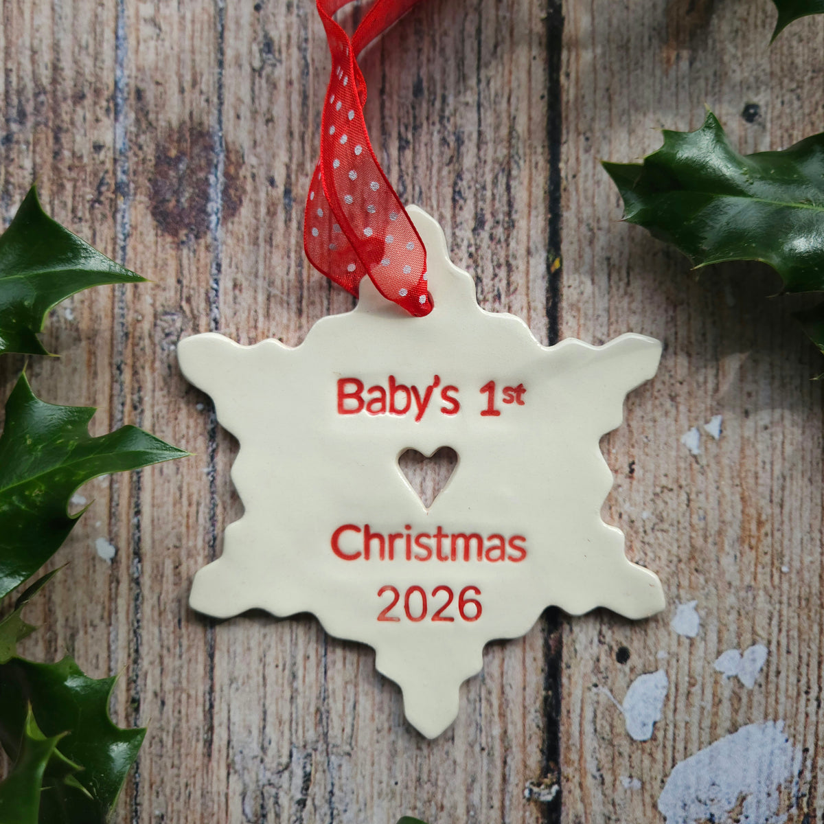 Baby's 1st Christmas Snowflake