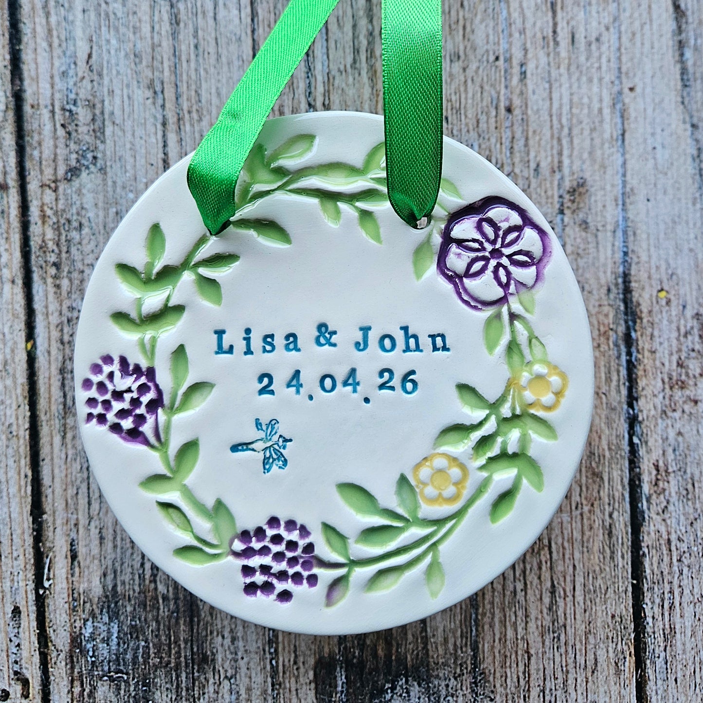 Personalised Hanging Wreath