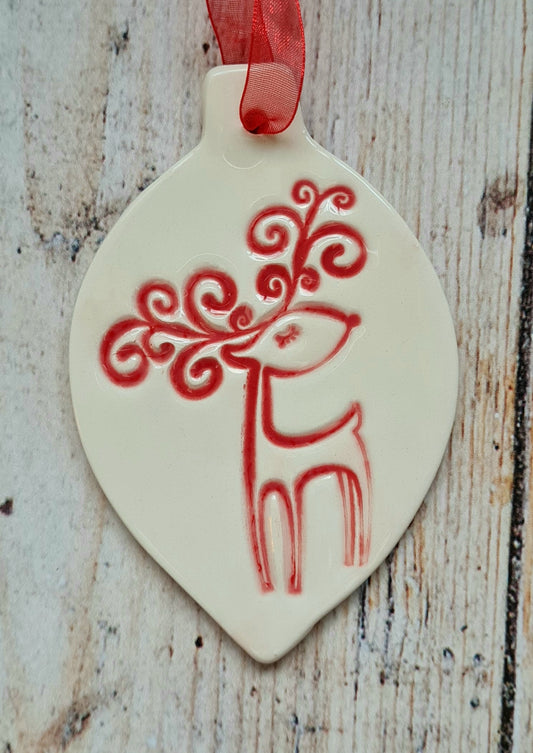 Reindeer Bauble
