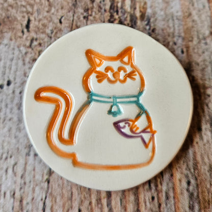 Cat Brooch