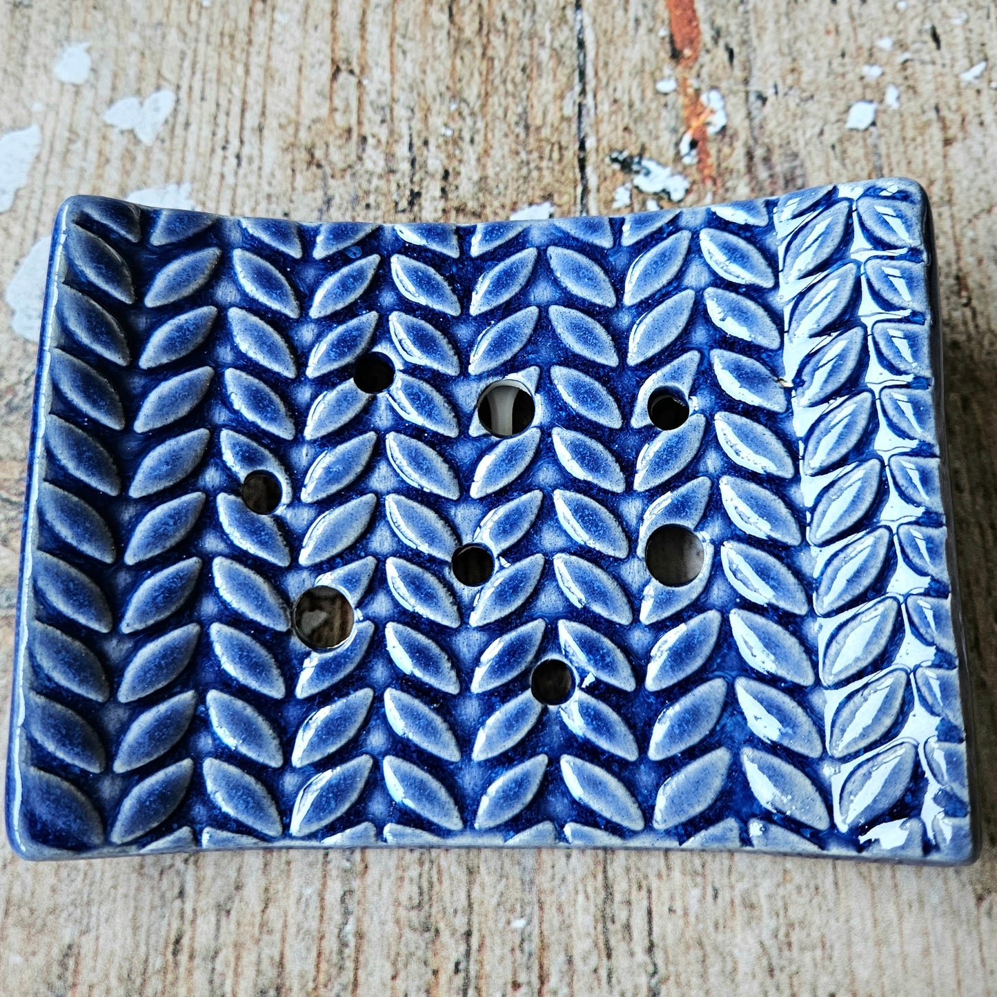 Leaf Design Soap Dish