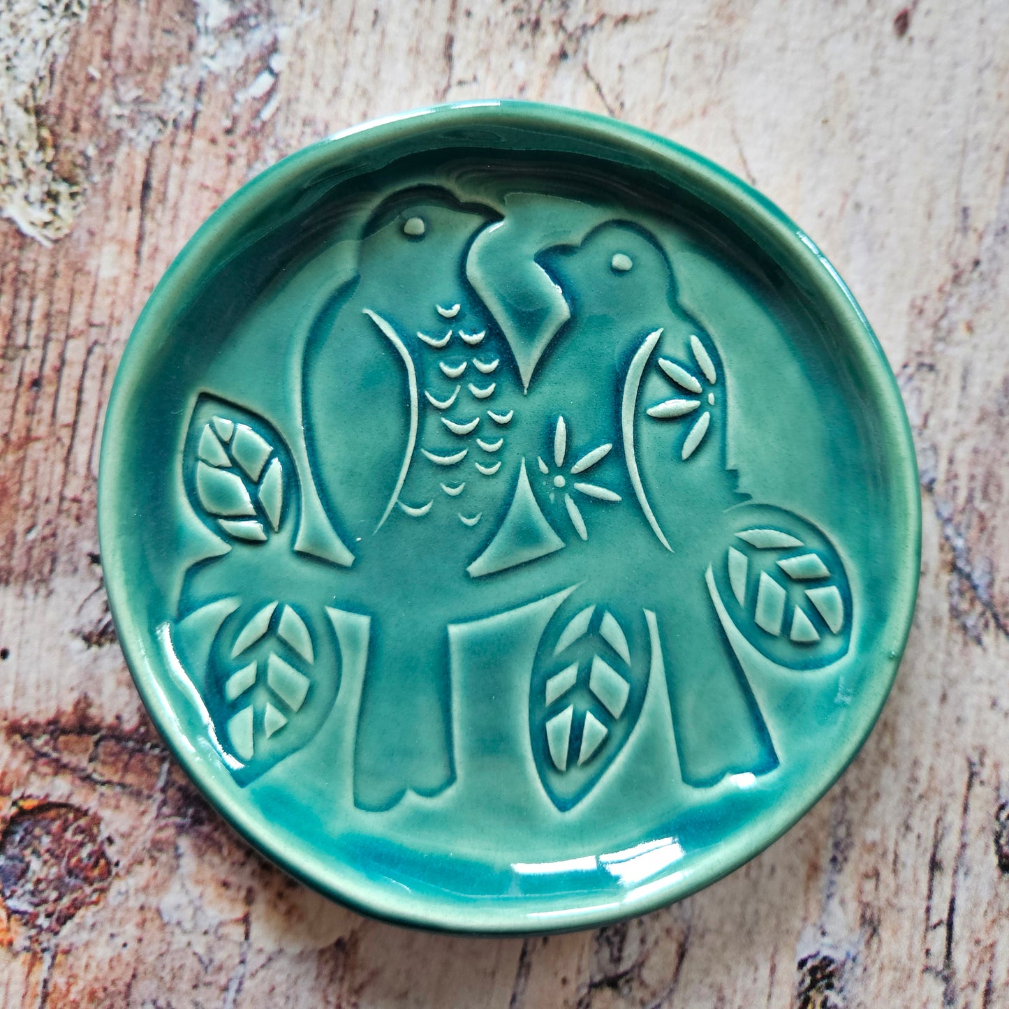 Lovebirds Ring Dish