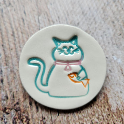 Cat Brooch