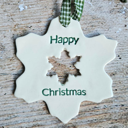 Happy Christmas Snowflake