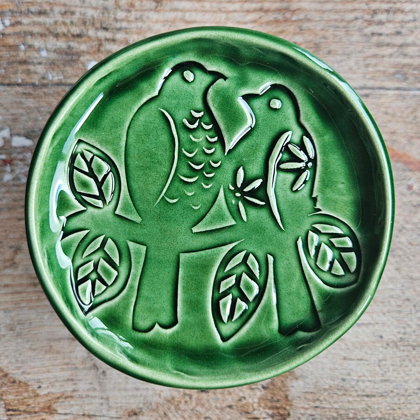 Lovebirds Ring Dish