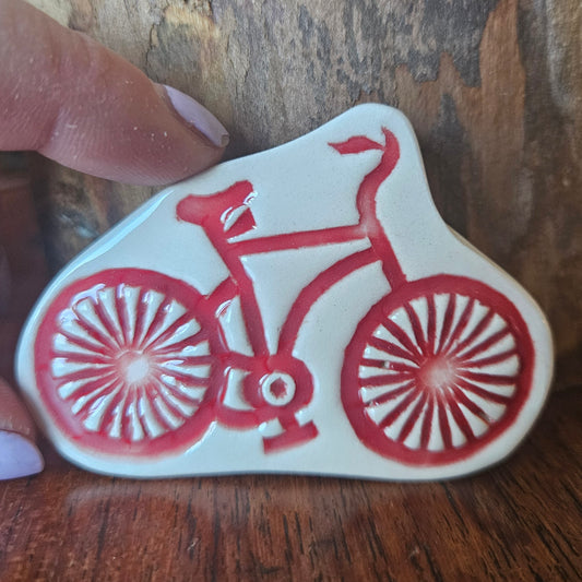 Bike brooch