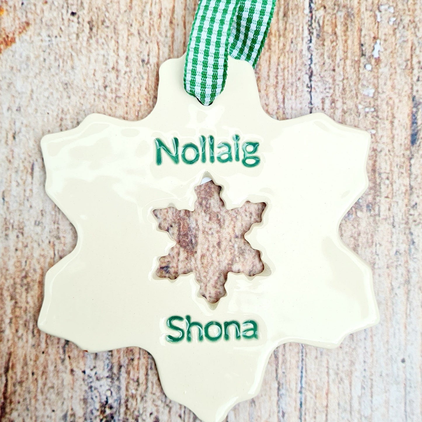 Nollaig Shona Snowflake