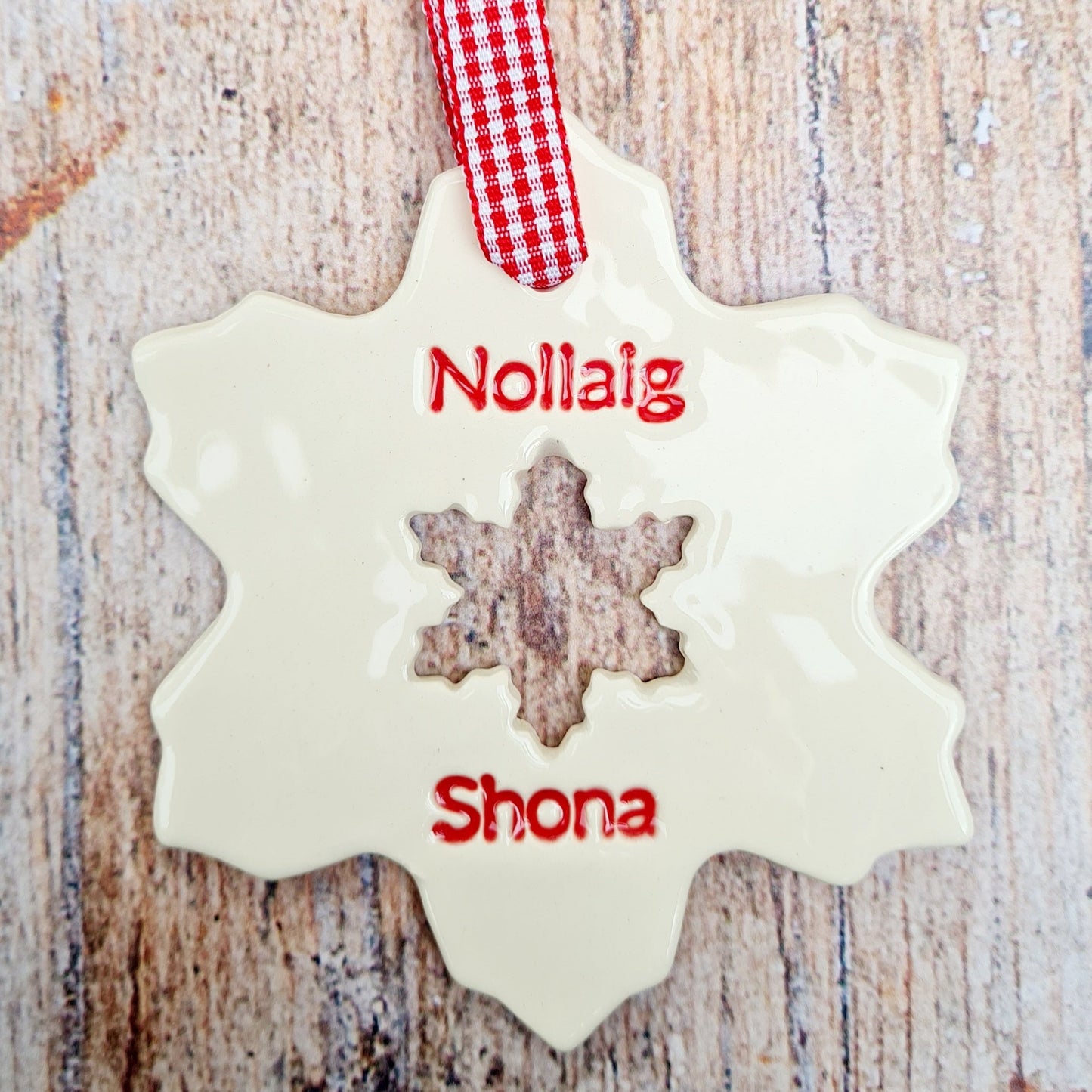 Nollaig Shona Snowflake