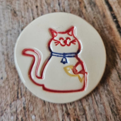 Cat Brooch