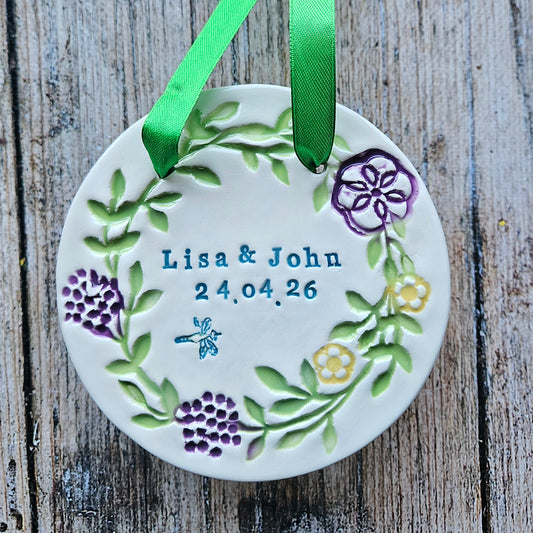 Personalised Hanging Wreath