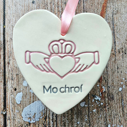 Mo chroí Claddagh Heart