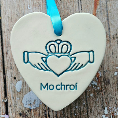 Mo chroí Claddagh Heart