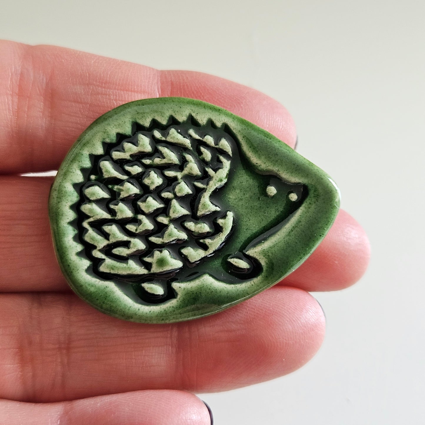 Hedgehog brooch