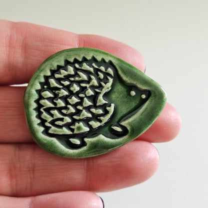 Hedgehog brooch