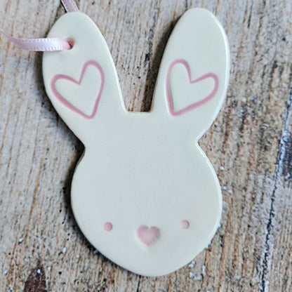 Easter Bunny with hearts