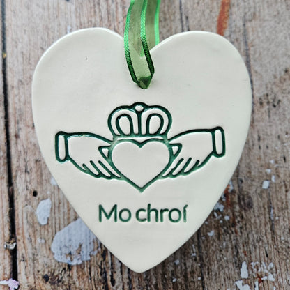 Mo chroí Claddagh Heart