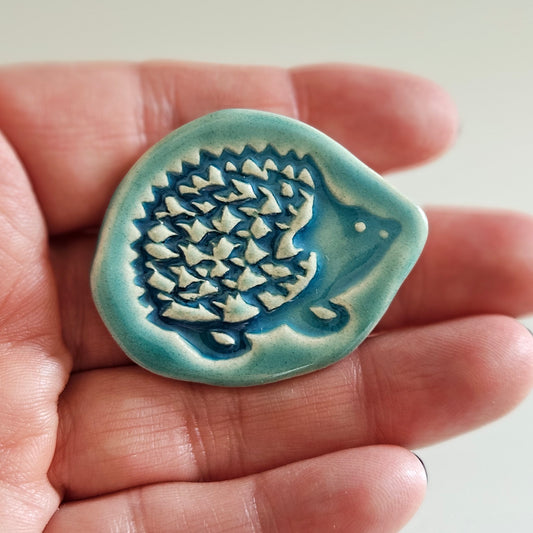 Hedgehog brooch