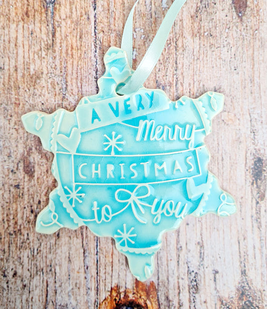 A very merry Christmas Snowflake