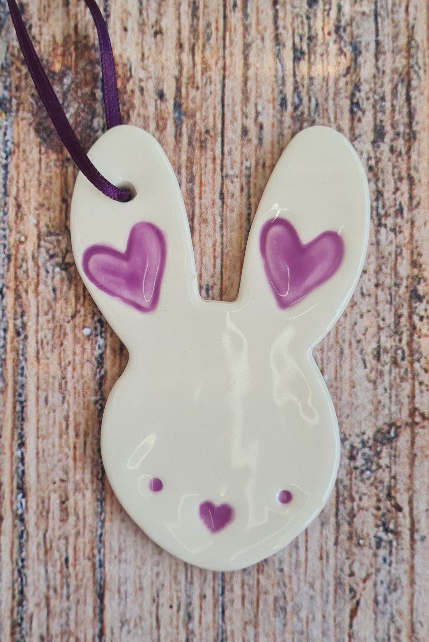 Easter Bunny with hearts