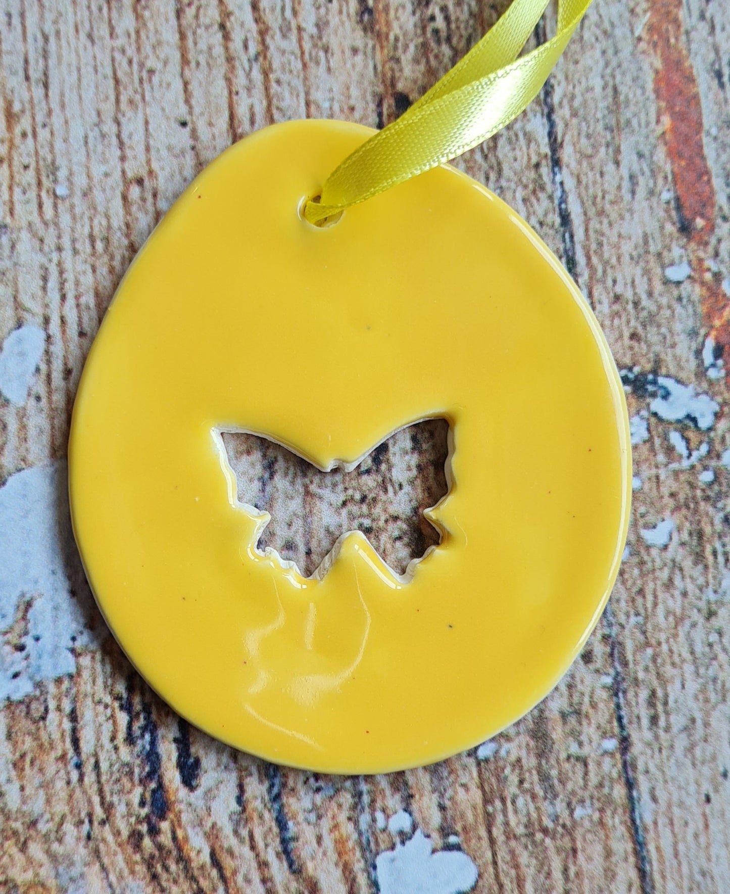 Easter Egg with Butterfly cut out