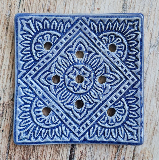 Soap Dish Denim Blue