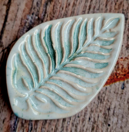 Fern brooch