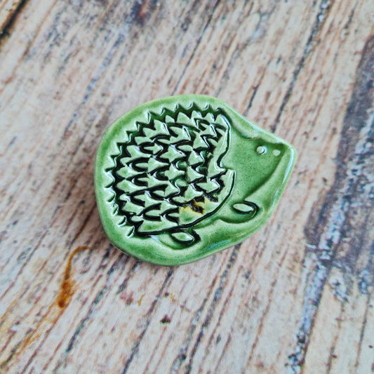 Hedgehog brooch