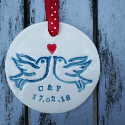 Personalised Wedding Lovebirds